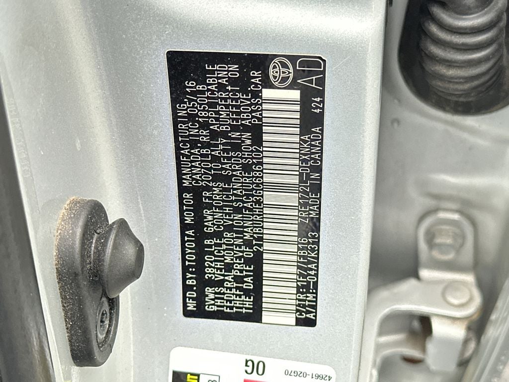 2016 Toyota Corolla LE