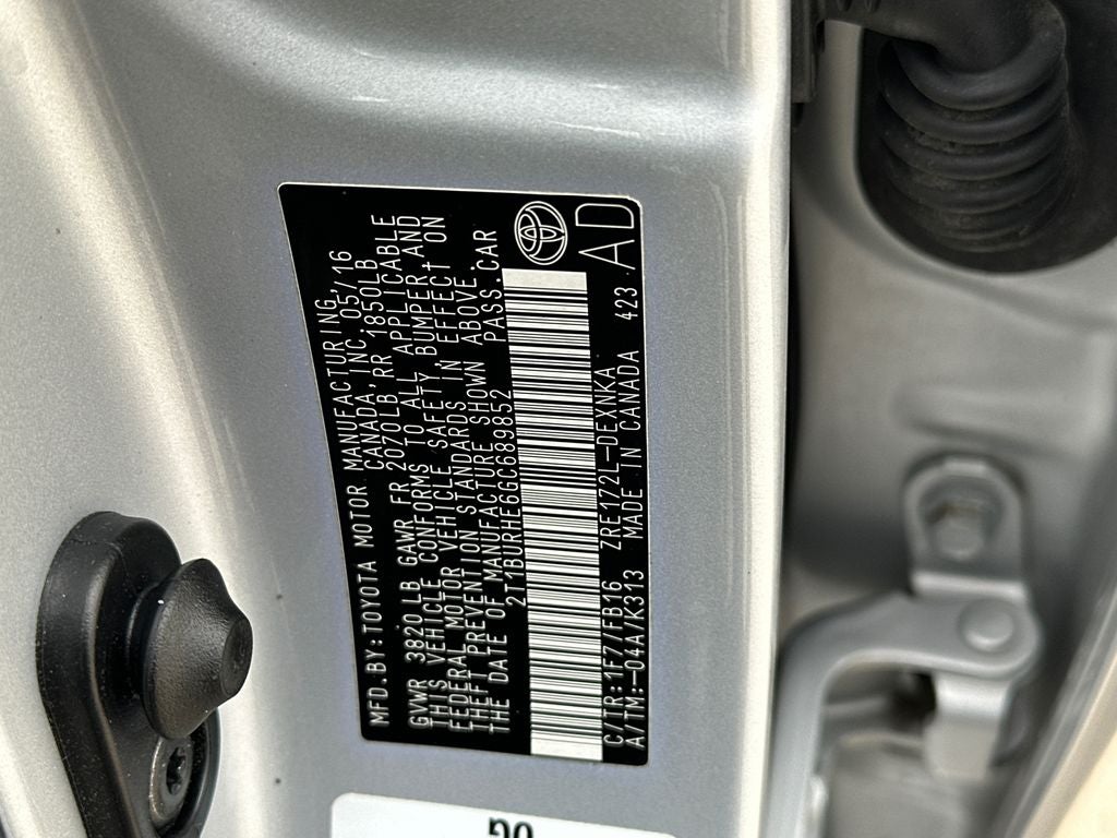 2016 Toyota Corolla LE