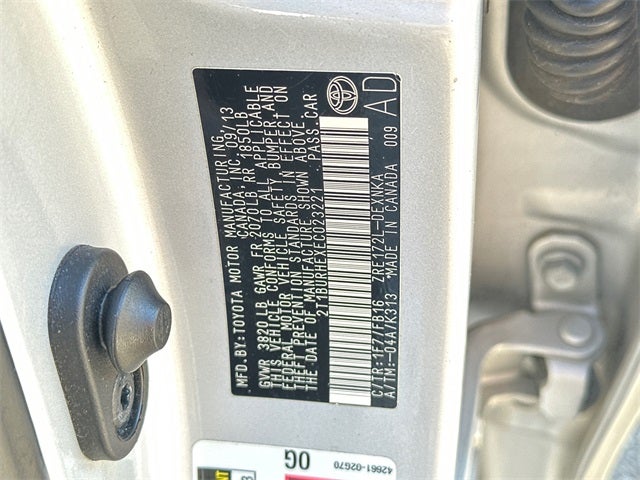 2014 Toyota Corolla LE