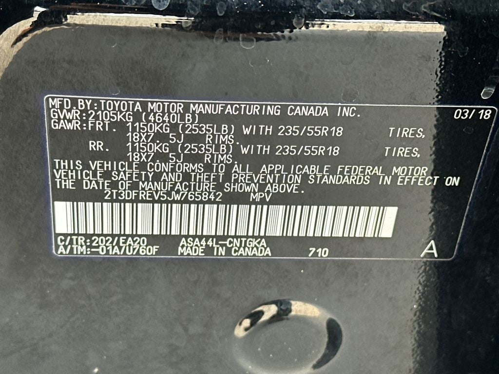 2018 Toyota RAV4 Limited