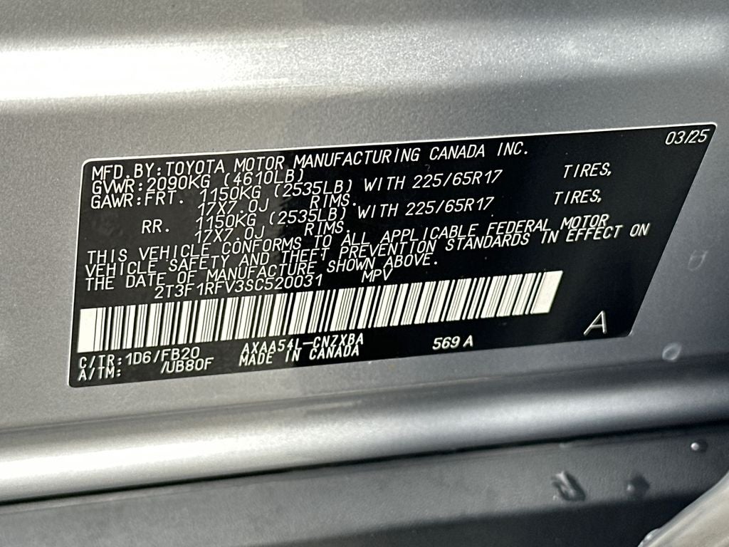 2025 Toyota RAV4 LE