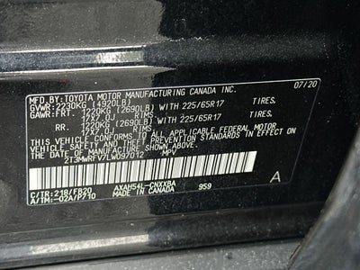 2020 Toyota RAV4 Hybrid LE