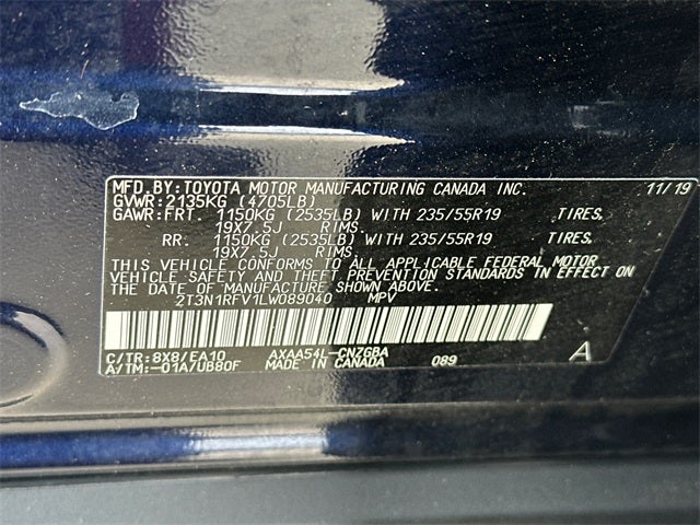 2020 Toyota RAV4 Limited