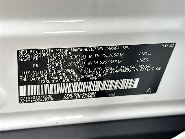 2020 Toyota RAV4 Hybrid XLE