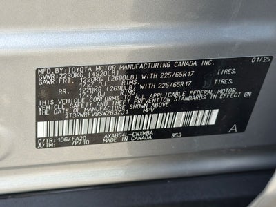 2025 Toyota RAV4 Hybrid XLE