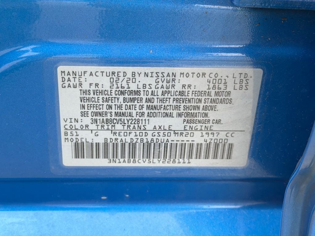 2020 Nissan Sentra SV
