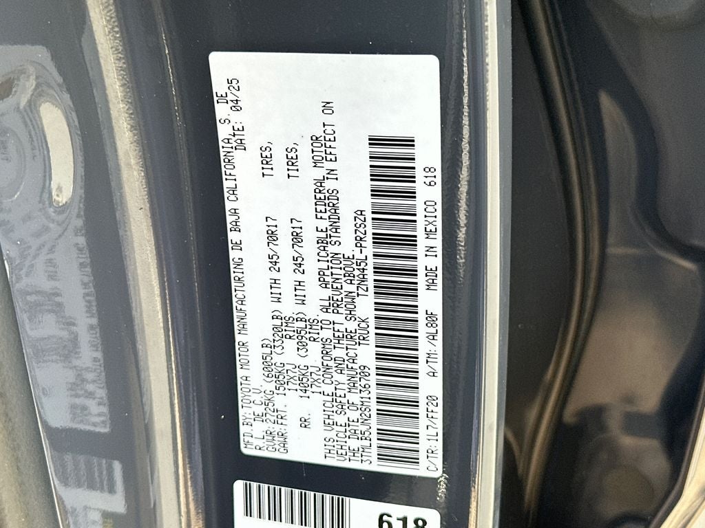 2025 Toyota Tacoma SR5