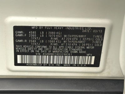 2013 Subaru Outback 2.5i Premium