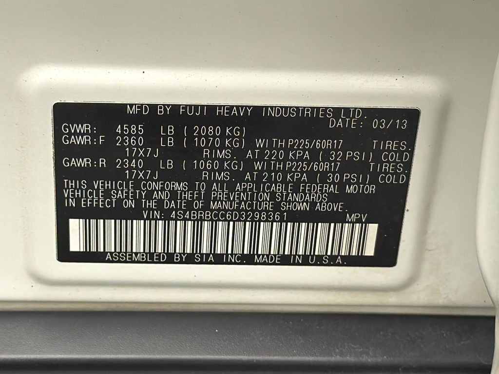 2013 Subaru Outback 2.5i Premium