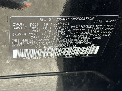 2021 Subaru Ascent Premium