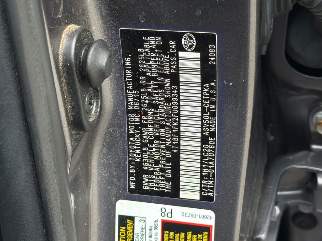 2015 Toyota Camry XSE