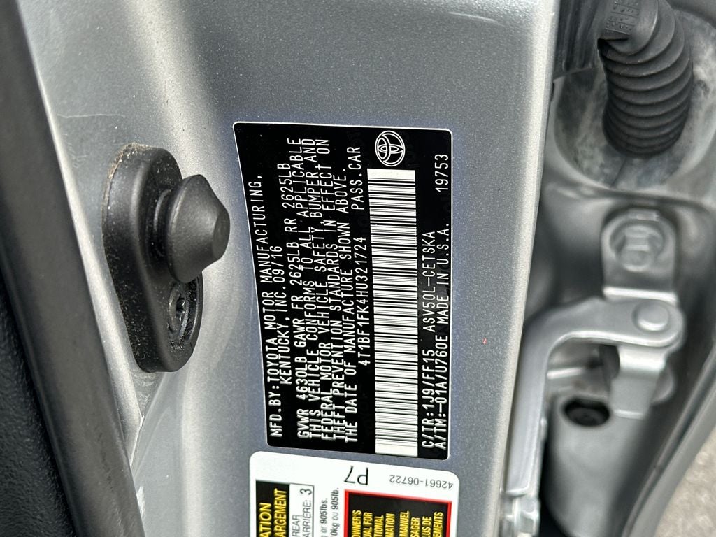 2017 Toyota Camry SE