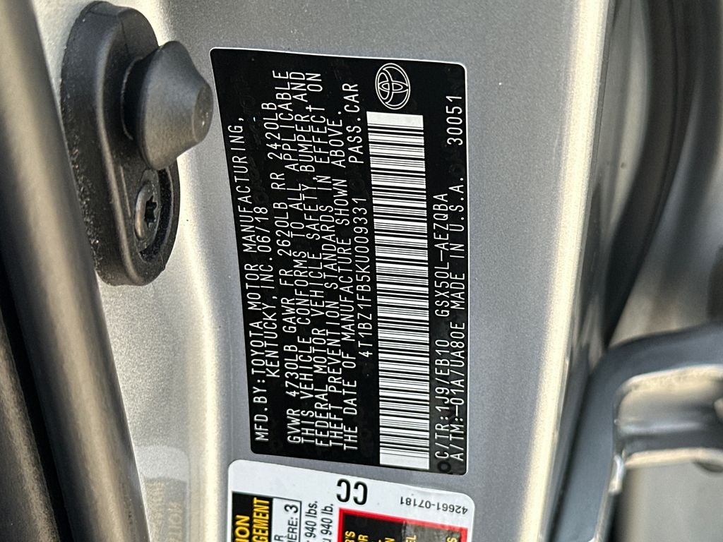 2019 Toyota Avalon XSE