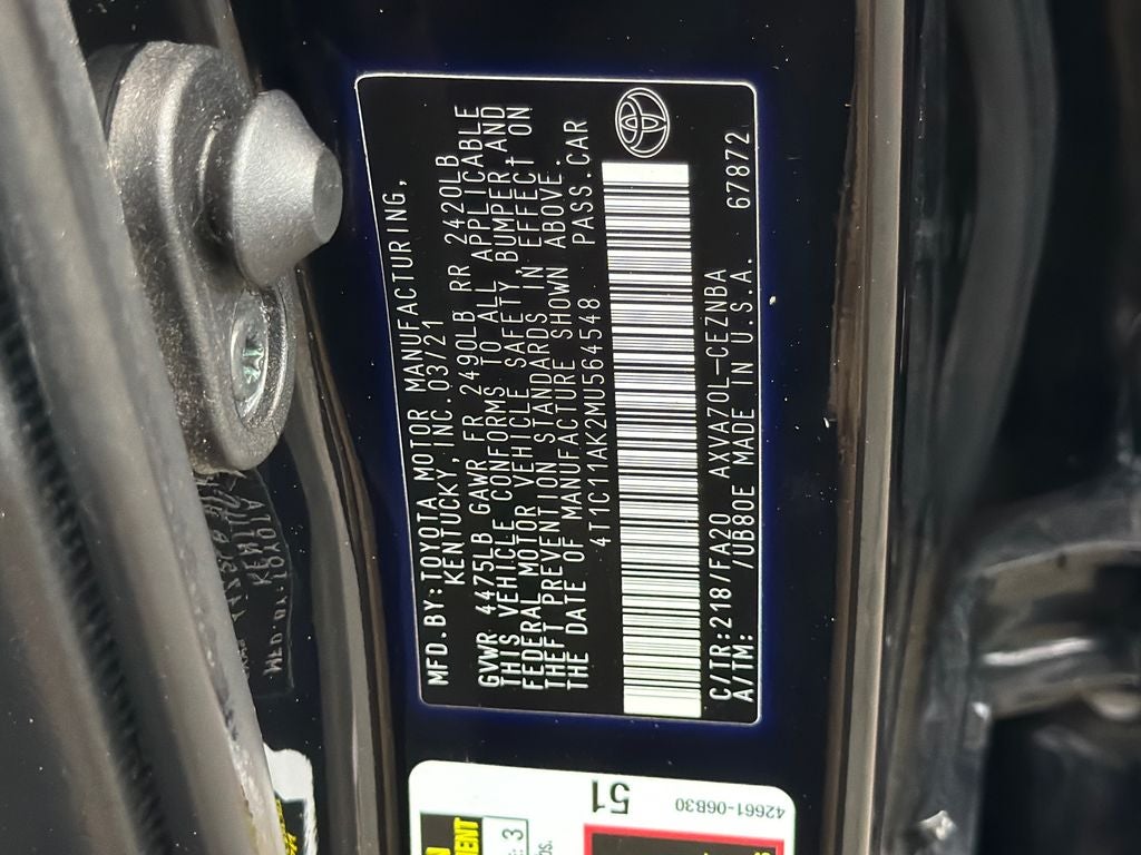 2021 Toyota Camry LE