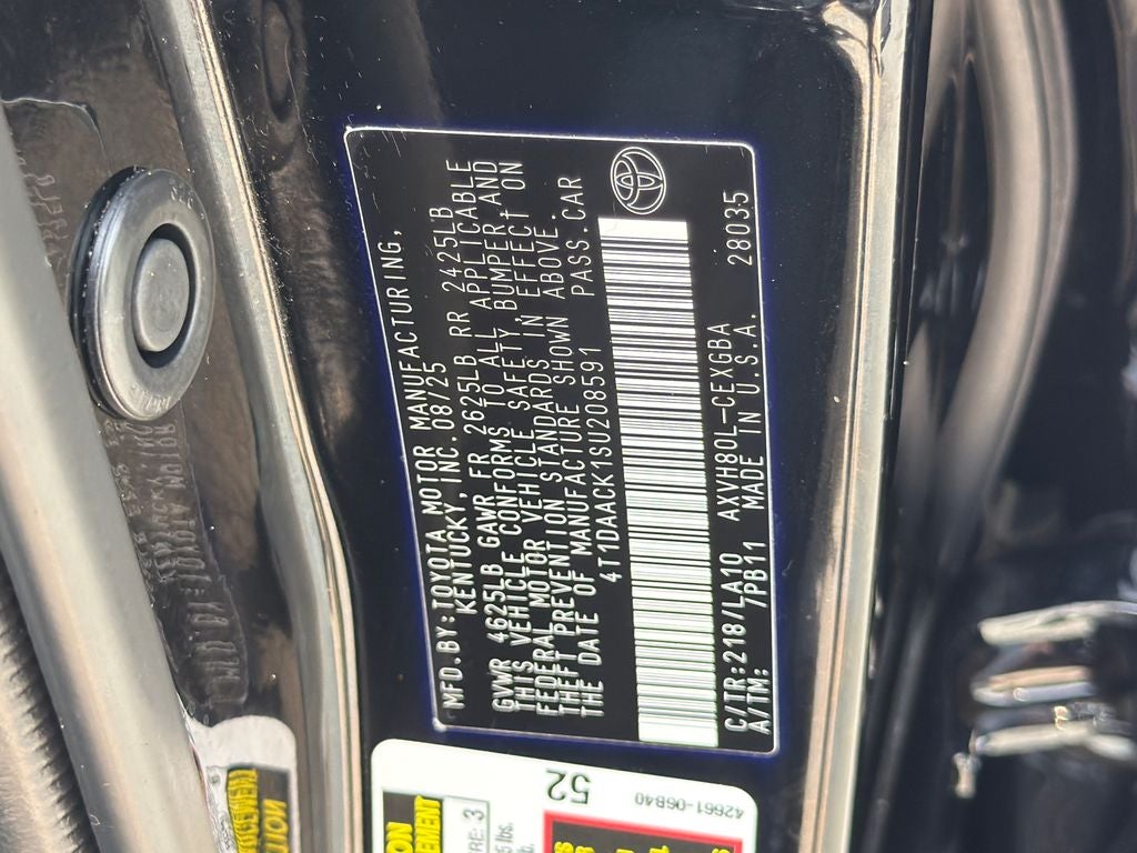 2025 Toyota Camry XLE