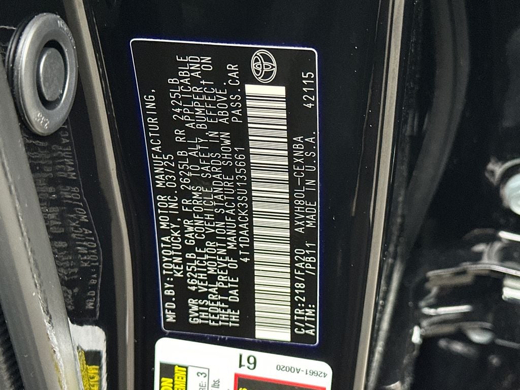 2025 Toyota Camry LE