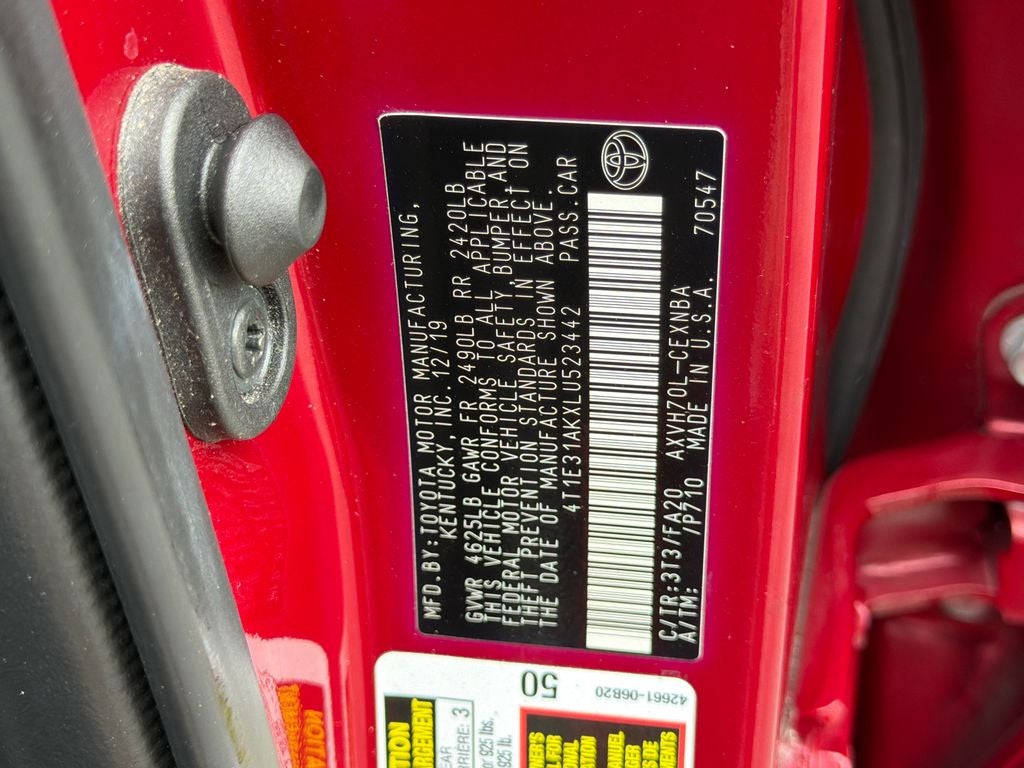 2020 Toyota Camry Hybrid LE