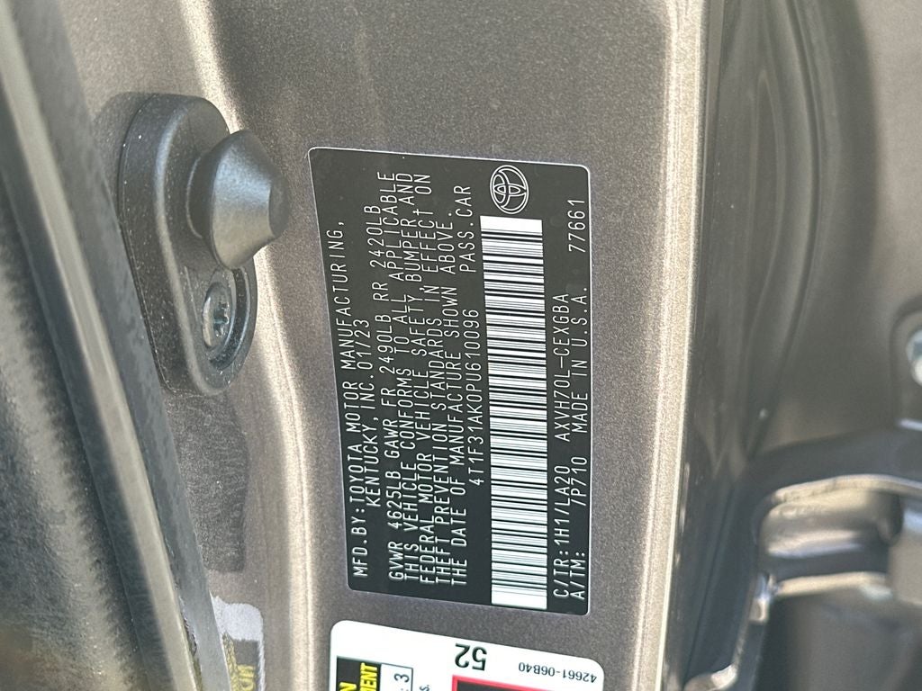2023 Toyota Camry Hybrid XLE