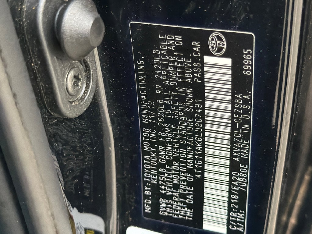 2020 Toyota Camry SE