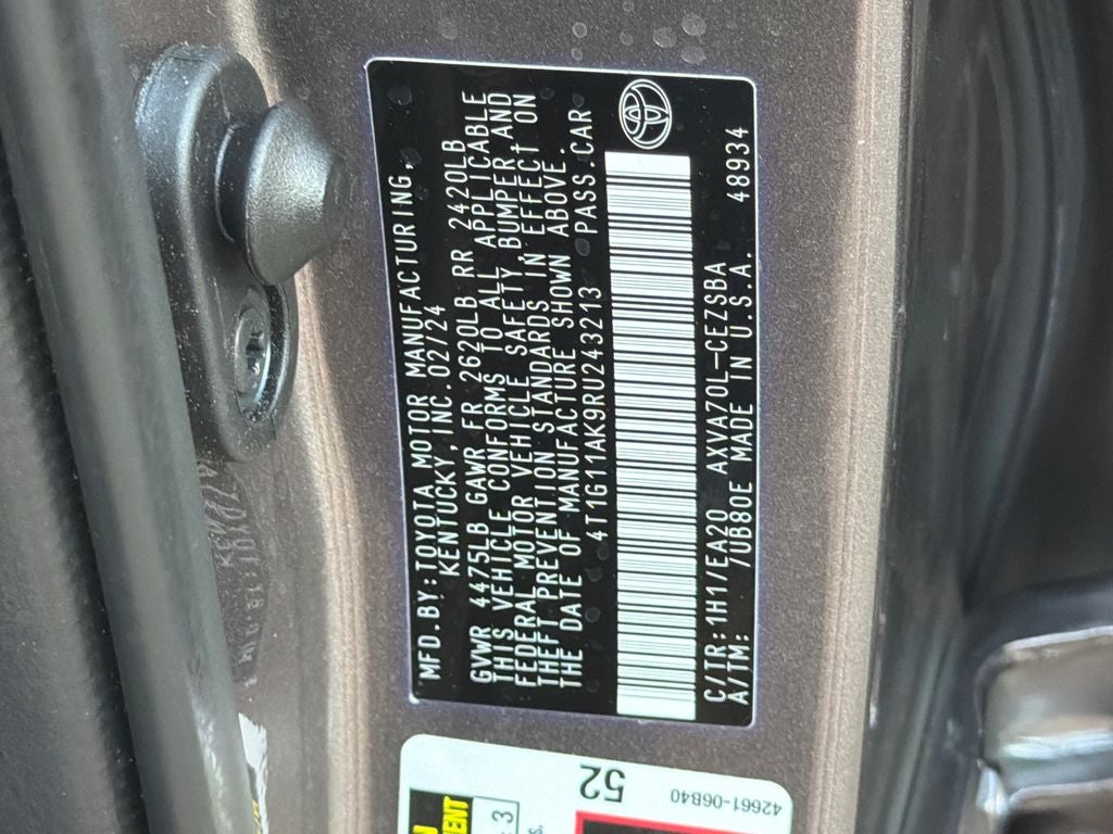 2024 Toyota Camry SE