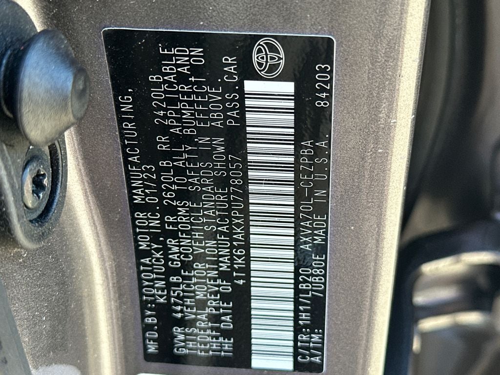 2023 Toyota Camry XSE