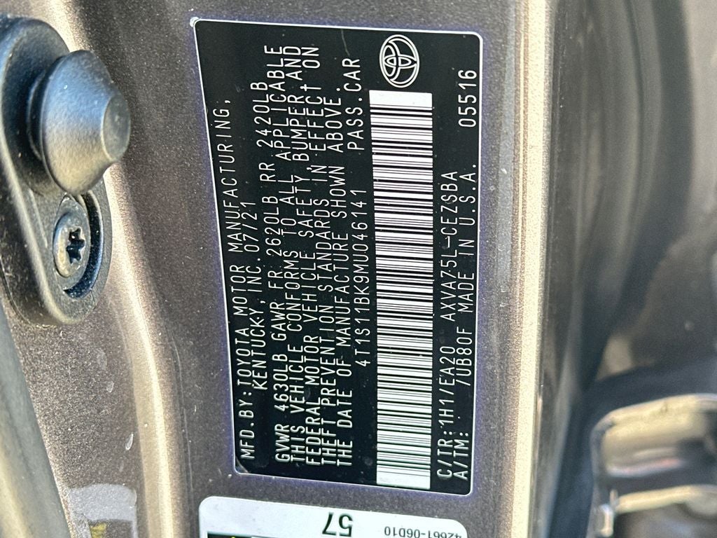 2021 Toyota Camry SE