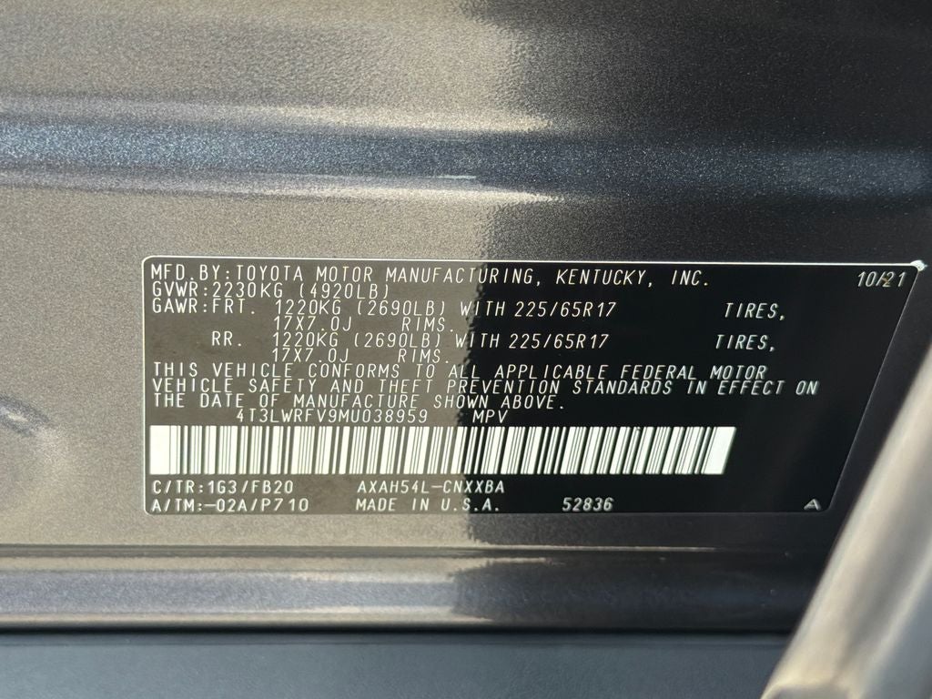 2021 Toyota RAV4 Hybrid LE