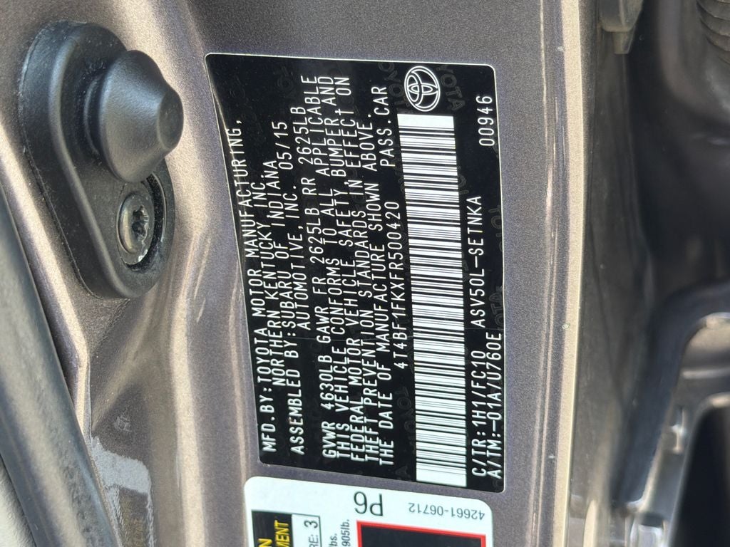 2015 Toyota Camry LE
