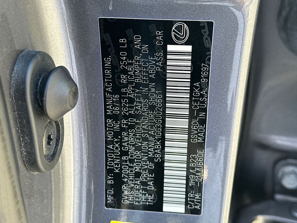 2016 Lexus ES 350