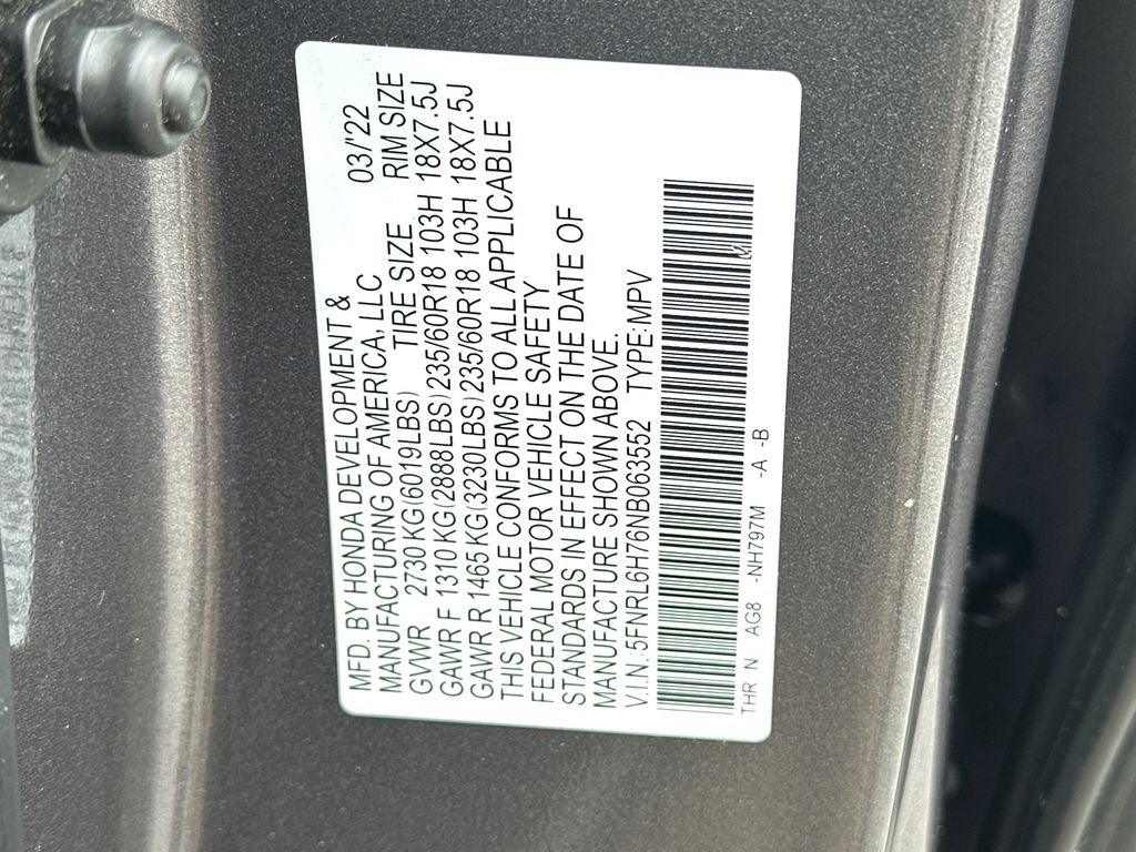 2022 Honda Odyssey EX-L