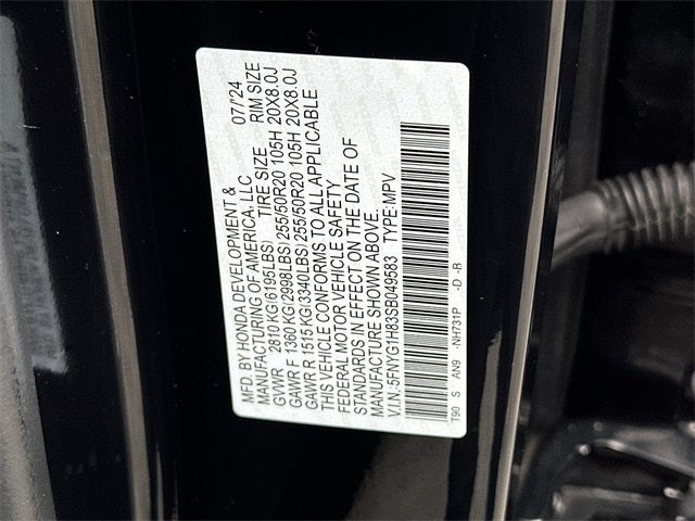 2025 Honda Pilot Elite