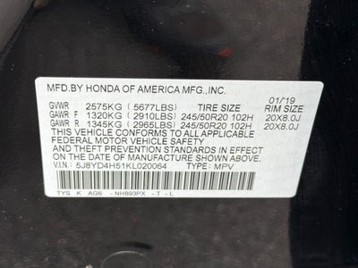 2019 Acura MDX 3.5L Technology Package SH-AWD