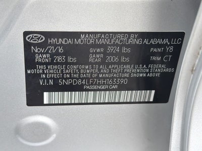2017 Hyundai Elantra Value Edition