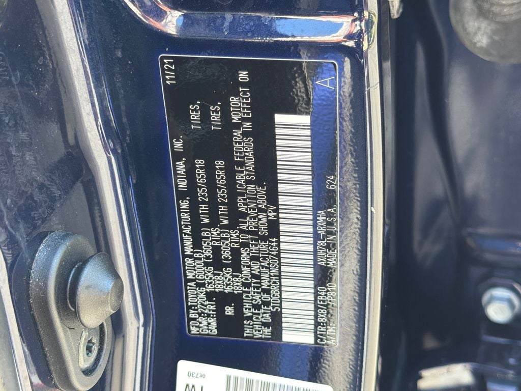 2022 Toyota Highlander Hybrid XLE