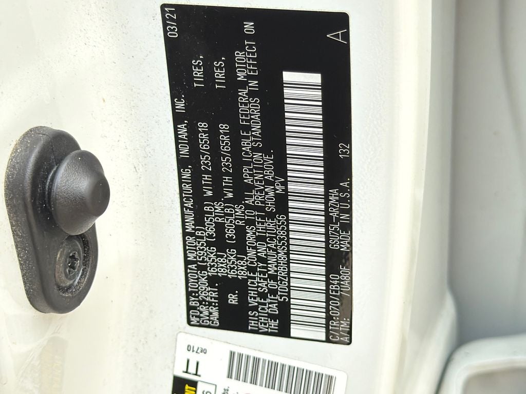 2021 Toyota Highlander XLE