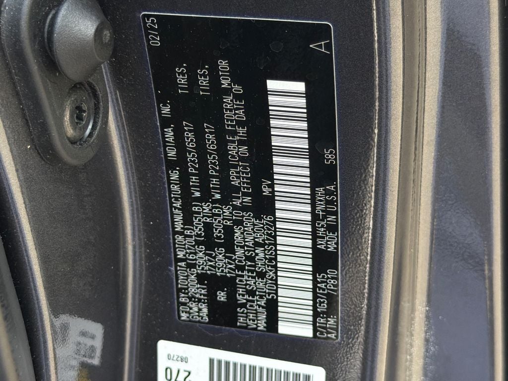 2025 Toyota Sienna XLE 7 Passenger