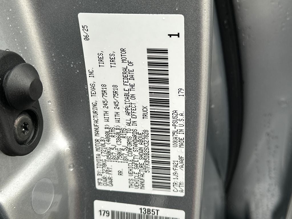 2025 Toyota Tundra SR