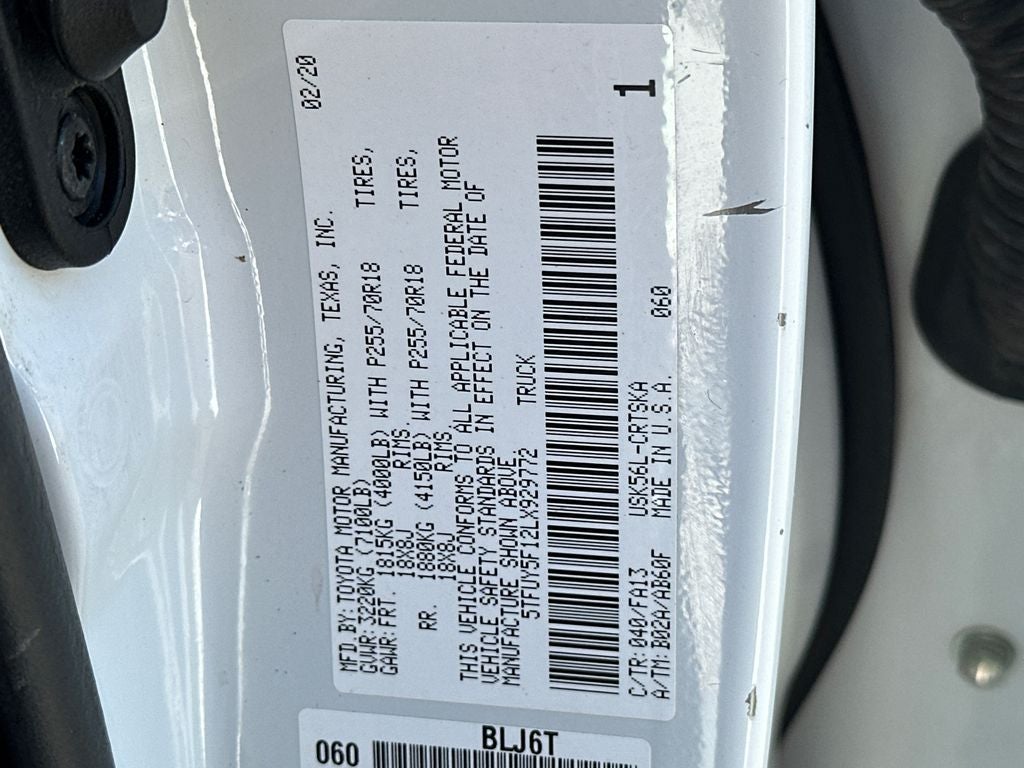 2020 Toyota Tundra SR