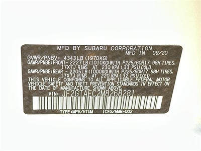 2021 Subaru Crosstrek Premium