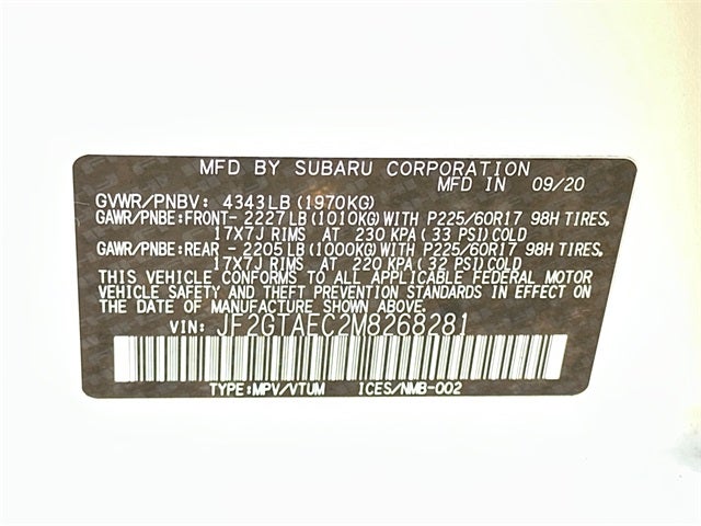 2021 Subaru Crosstrek Premium