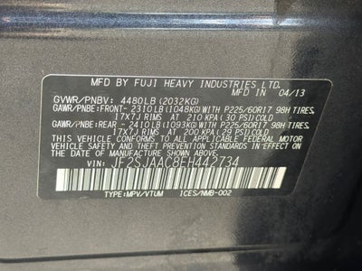 2014 Subaru Forester 2.5i