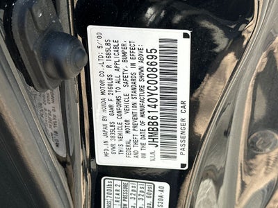 2000 Honda Prelude Base