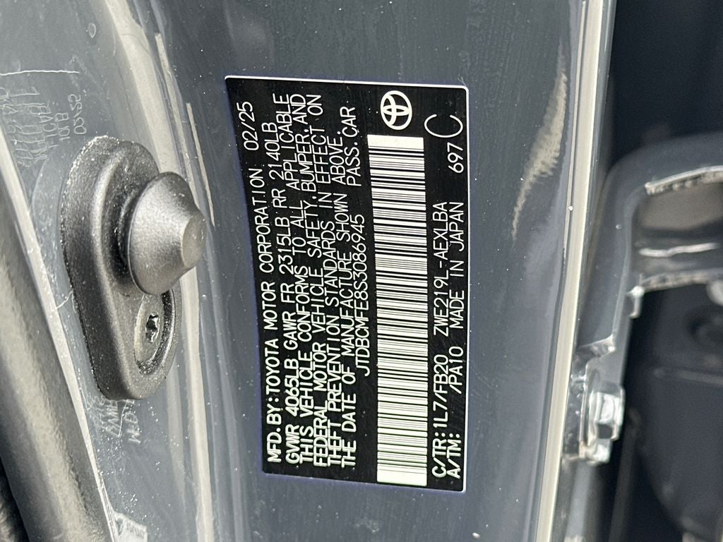 2025 Toyota Corolla Hybrid LE