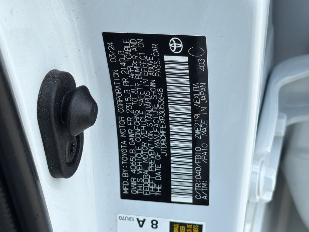 2024 Toyota Corolla Hybrid LE