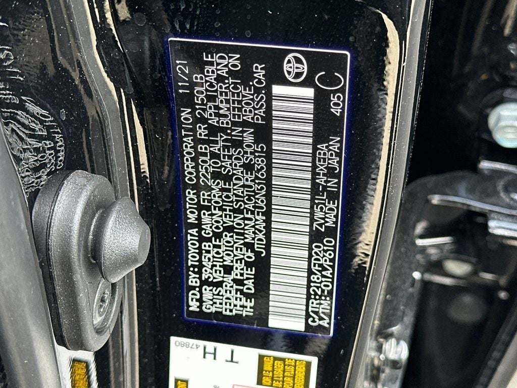 2022 Toyota Prius LE
