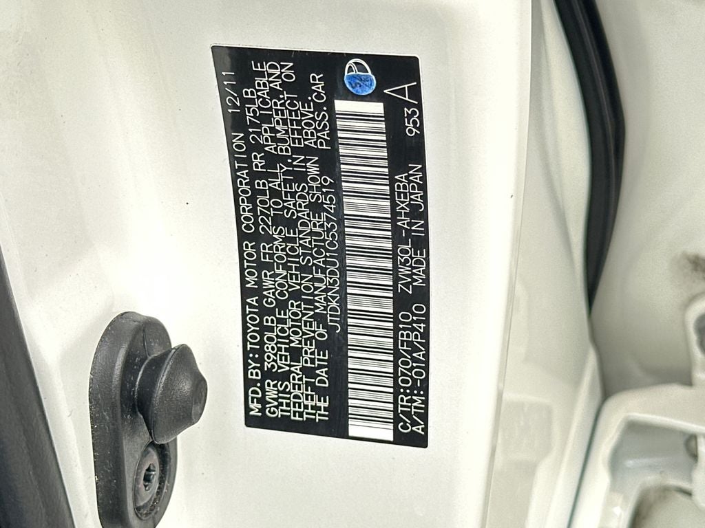 2012 Toyota Prius Three