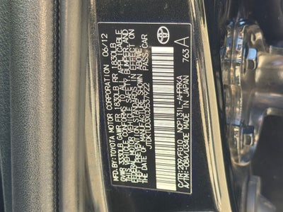 2012 Toyota Yaris LE