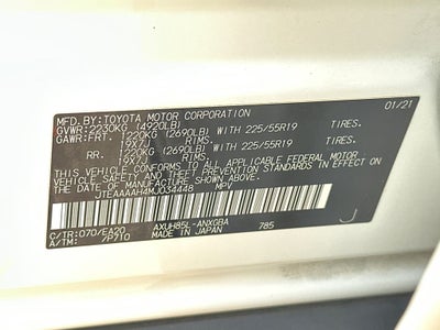 2021 Toyota Venza XLE