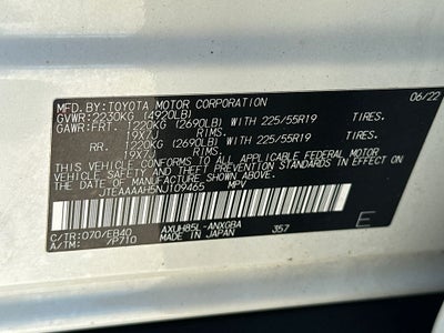 2022 Toyota Venza XLE