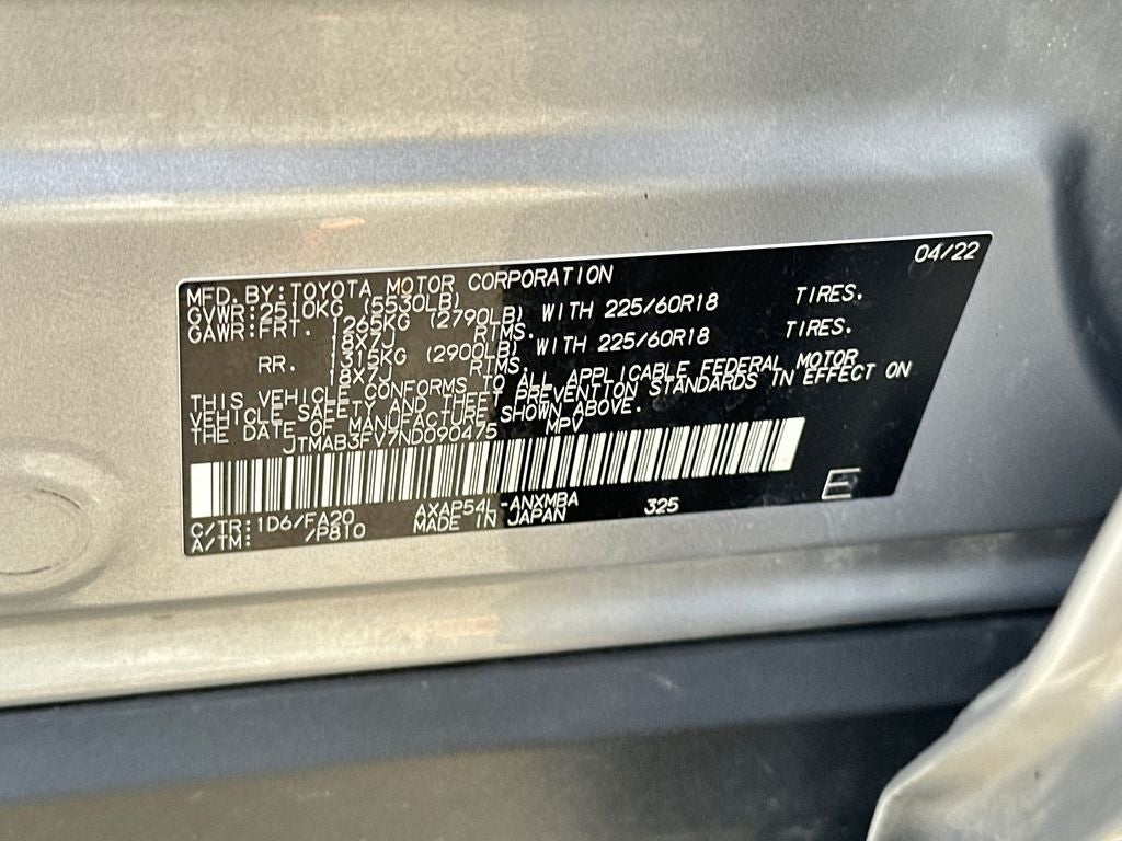 2022 Toyota RAV4 Prime SE